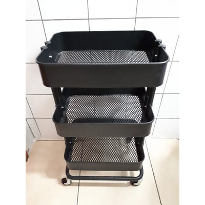 SimpleHouseware 3-Tier Rolling Cart